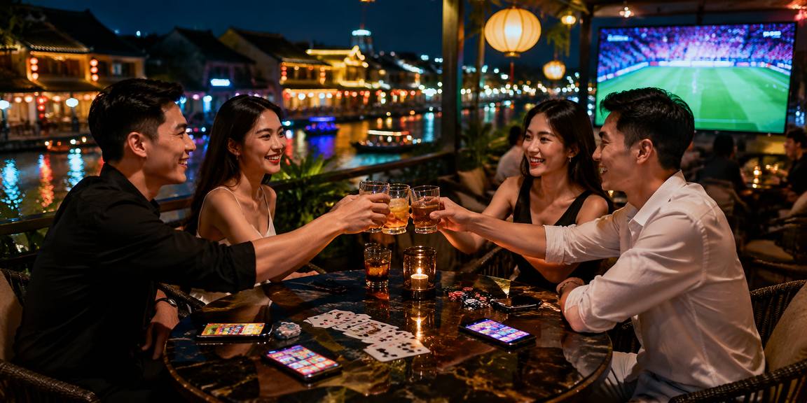 Đèn lồng Hội An và không gian cá cược – minh họa văn hóa giải trí Việt Nam