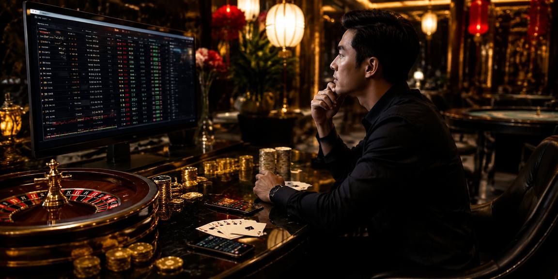 Bàn roulette lung linh với đèn lồng Việt Nam – hình ảnh minh họa casino trực tuyến